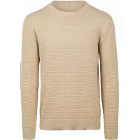 KnowledgeCotton Apparel Pull Bubble Knit Beige