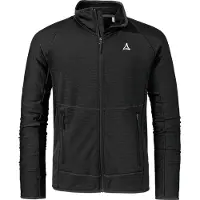 Schöffel Veste en polaire fonctionnelle 'Cascata' noir / blanc