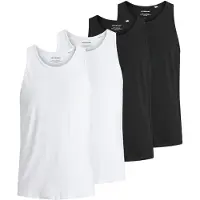 Jack & jones Maillot de corps noir / blanc