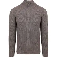 Suitable Mou Pull Demi-Zip Taupe