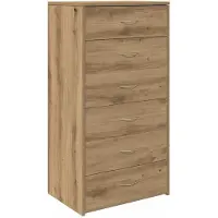 vidaXL Sideboard avec 6 tiroirs en chêne Artisan 50x34x96 cm