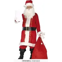 Guirma Santa Claus Men Costume Rouge L