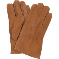 Suitable Gants Suede Cognac