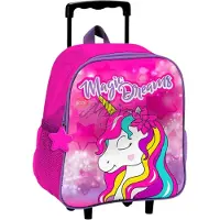 Unicorn Sac à dos trolley Sac d'école et sac de voyage à la fois