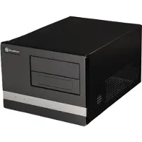 Silverstone SG02-F - Small Form Factor (SFF) - PC - Acryl - SECC - Schwarz - micro ATX - Heimbüro