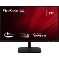 Viewsonic VA2432-H-2, 61 cm (24"), 1920 x 1080 px, Full HD, DEL, 1 ms, Noir