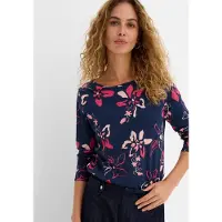 Bonprix T-shirt manches longues à imprimé floral