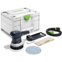 Festool ETS 150/5 EQ-Plus Ponceuse excentrique 310 W -150 mm + Systainer ( 576080 ) - successeur de 575056
