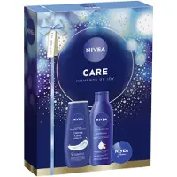 Nivea Care Moments of Joy Gift Set for Women with Body Milk and Shower Gel