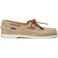 Sebago pour femme. 77131JW Mocassins en cuir marron Portland (39), Plat, Lacets, Casuel