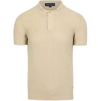 Suitable Respect Polo Structure Knit Beige taille XL