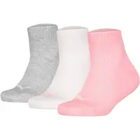 Puma Chaussettes gris chiné / rose / blanc