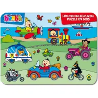 Studio 100 Bumba Houten Inlegpuzzel - Voertuigen