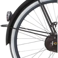 Cortina Bearing Co. Cortina Fender Rod arrière 28 racines Matt Espresso Brown