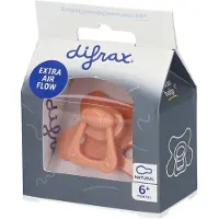 Difrax Tétine naturel en silicone 6 mois et + 1 pc(s) Tétine(S)