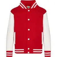 Just Hoods Kids' Varsity Jacket