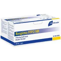Meditrade 80-806 Atemschutzmasken Respima FFP2 NR D DIN EN 149:2001, A1:2009, 20 St.