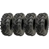 Wanda 25x8.00-12 ATV Pneus quadruples 6 ply 14 psi Pneus routier homologués 65J (jeu de 4)