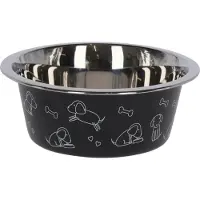 Kerbl Gamelle Pour Chien En Acier Inoxydable 4000 Ml Mixte Noir