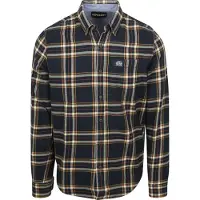 Superdry M4011047a Long Sleeve Shirt Bleu L Homme