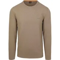 BOSS T-shirt en coton mélangé à la structure gaufrée