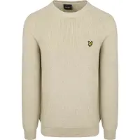 Lyle & Scott Rib Pullover Greige Beige Gris taille L