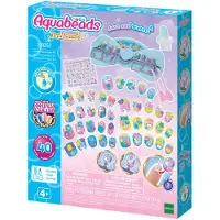 AquaBeads Mon kit de manucure - - Licorne - 40 autocollants pour ongles