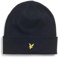 Lyle & Scott Bonnet en laine mélangée, bleu marine - Taille - Homme