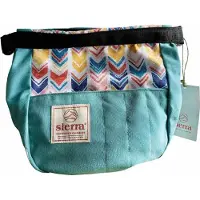 Sierra Climbing Solid Bucket Chalk Bag Bleu