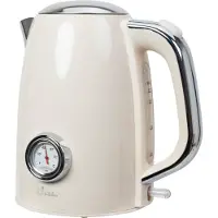 BIKITCHEN Bouilloire nostalgia 170 blanc crème, 1,7 litre 410139