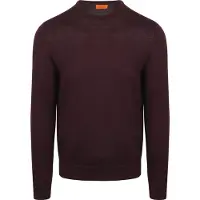 Suitable Pull Laine Mérino Bordeaux