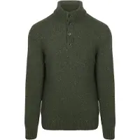 Gant Pull Col Roulé Mélange Laine Foncé Vert Vert foncé taille L