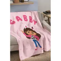 Gabby's Dollhouse Plaid Gabby Et La Maison Magique Hello - Rose Rose