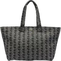 Lacoste sac shopper Shopping Bag Mono Jacquard Denim Noir