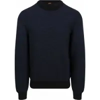 BOSS Pull en maille en coton mélangé