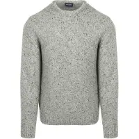 Suitable Pull Donnegal Tweed Laine Eco Gris taille XXL