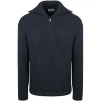 Suitable Deep Zip Pull-over Laine Boiled Marine