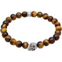 KUZZOI Bracelet marron / argent