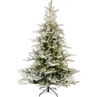 Kaemingk Grandis fir snowy micro led id 1564t H180 cm T98 cm Weihnachtsbaum