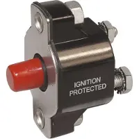 Blue Sea Systems Bouton Poussoir à Réarmement Manuel Pour Service Moyen