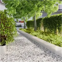 vidaXL Bordure de jardin, 10 pièces, 25 x 103 cm, acier inoxydable, argenté