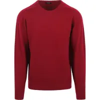 William lockie Pullover O-neck Lambswool Dubonnet