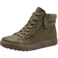 Jana Bottines à lacets vert
