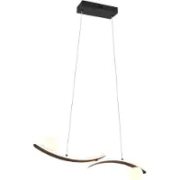 TRIO Lampe pendante de conception Napoli Noir