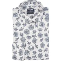 Olymp Chemise Luxor Imprimée Bleue Beige Bleu taille 43