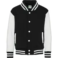 Just Hoods Kids' Varsity Jacket