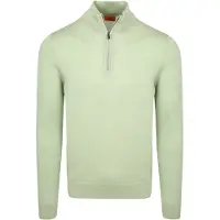 Suitable Merino Half Zip Sweater Vert Clair