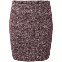 Pieces Jupe 'PCSOFTCRUSH' lie de vin