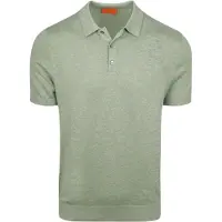 Suitable Polo Maille Coton Lin Vert