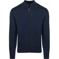State of Art Pull Demi-Zip Texturé Marine